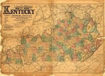 Kentucky 1862 State Map, Kentucky 1862 State Map